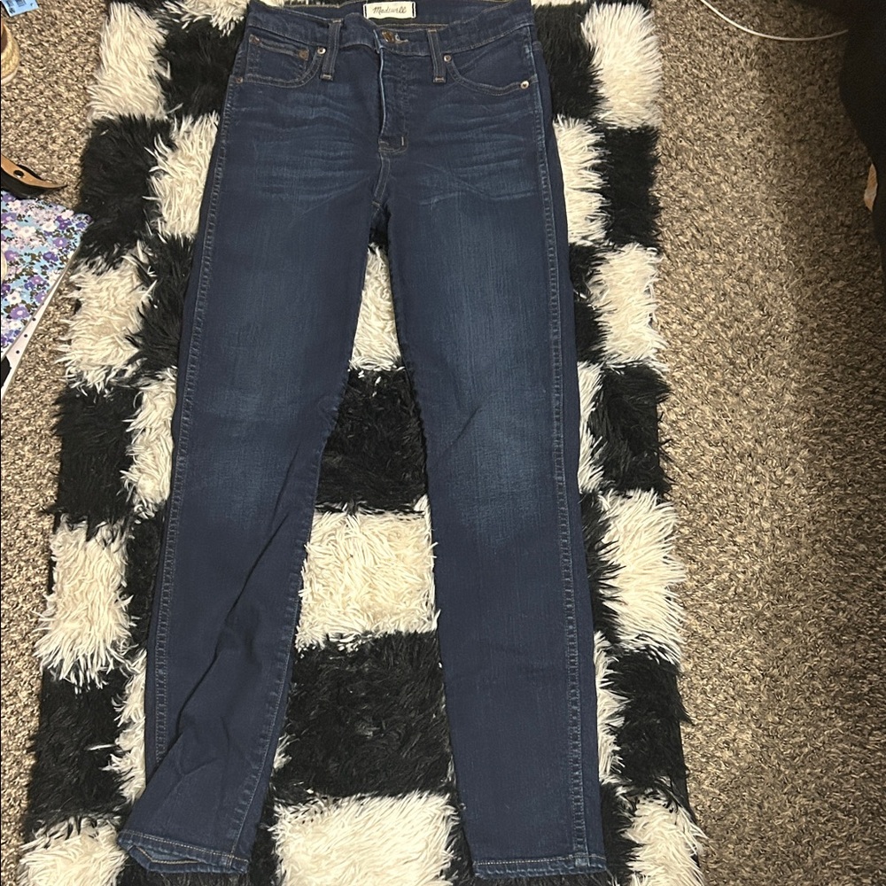 Madewell Dark Blue Skinny Jeans